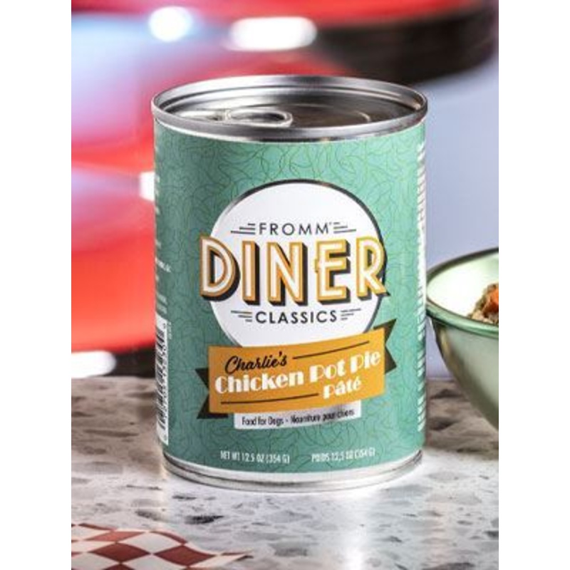 Diner Classics Charlies Chicken Pot Pie Pt Dog Food 12.5oz