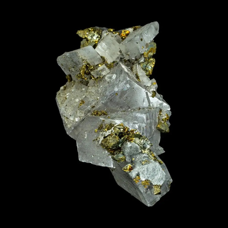 Iceland Spar with Chalcopyrite