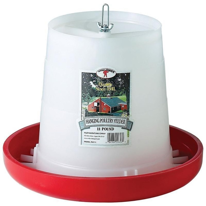 Miller Plastic Hanging Poultry Feeder 11 LB