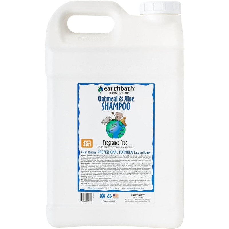 Earthbath Fragrance Free Oatmeal & Aloe Shampoo 16 OZ