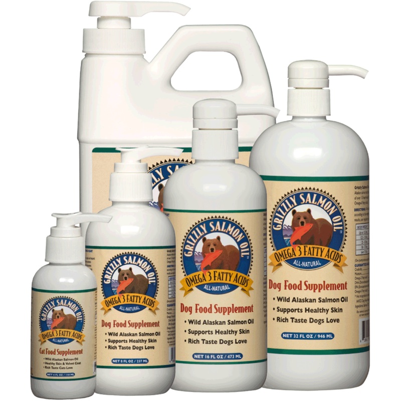 Grizzly Salmon Oil 8.0 oz