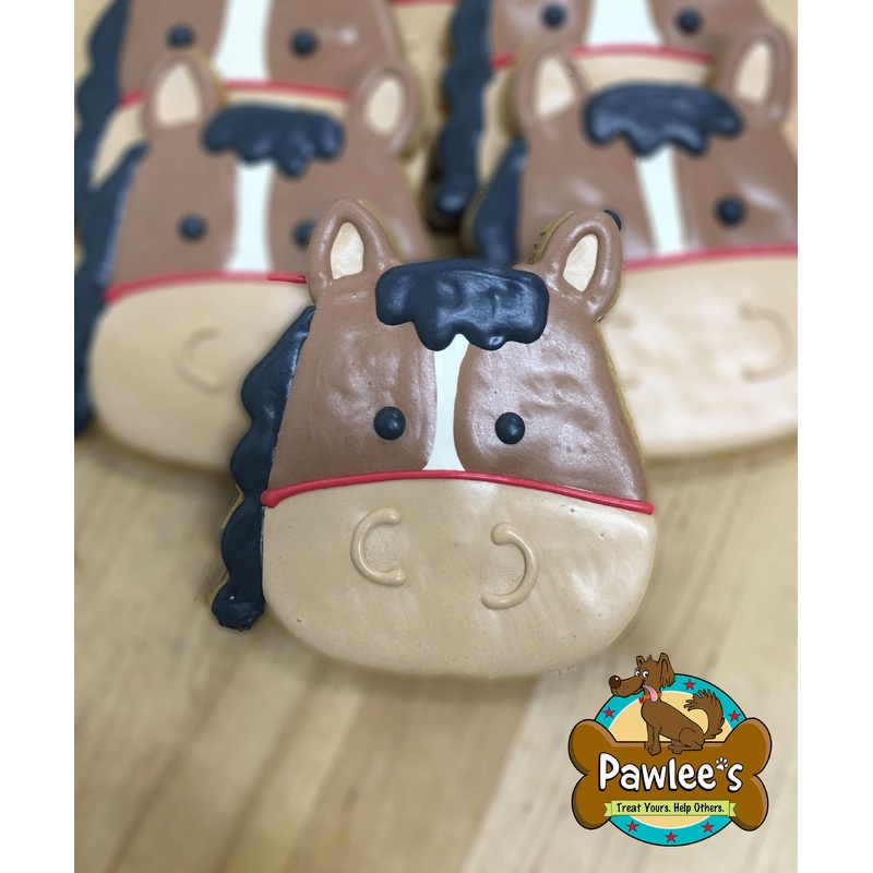 Horse Face Cookie 4/Pack: Unwrapped