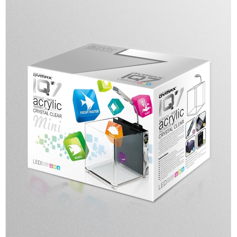 IQ7 Mini Acrylic Aquarium – Green