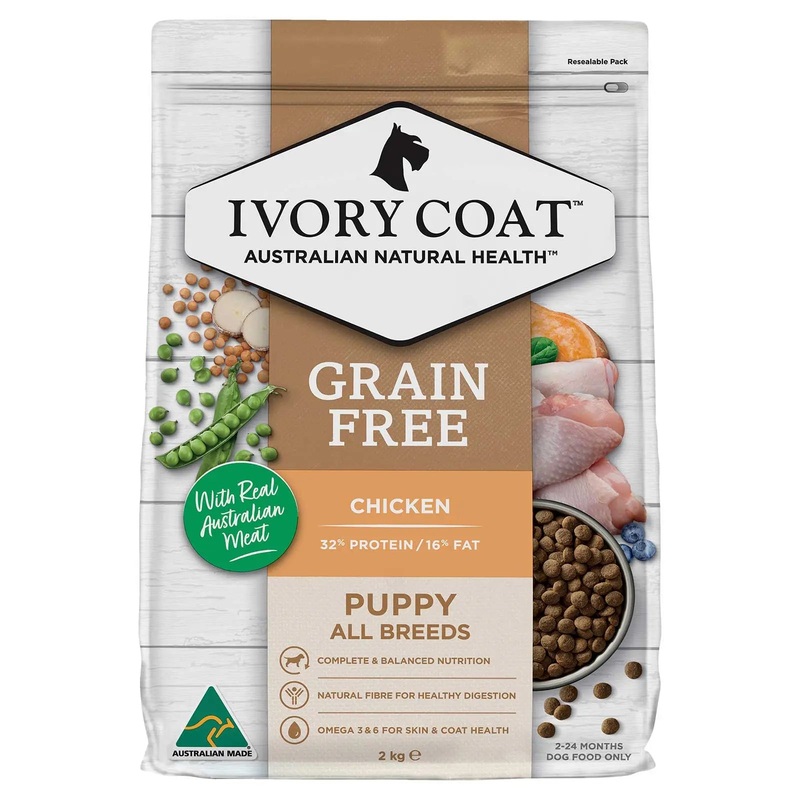 Ivory Coat Grain Free Dog Food Puppy Chicken 2kg