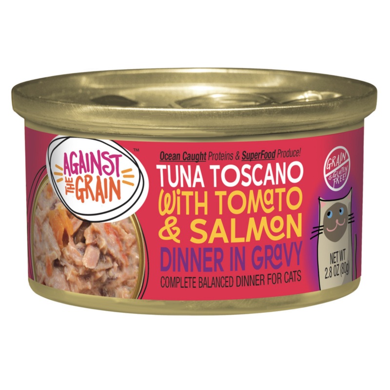 Against the Grain Farmers Market Grain Free Tuna Toscano With Salmon & Tomato Canned Cat Food