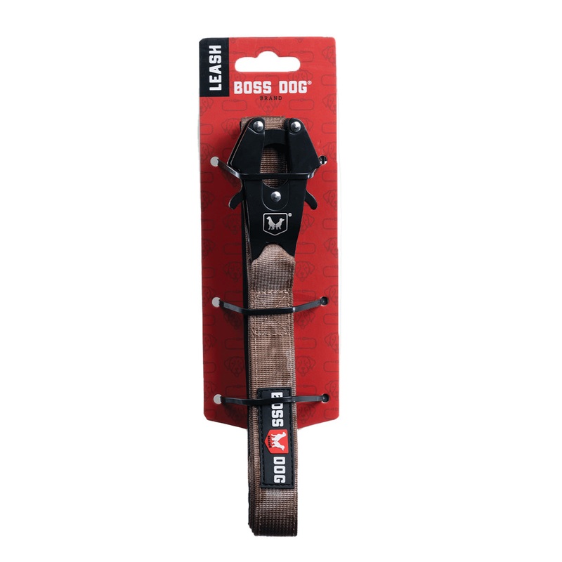 Boss Dog Camo Tan Dog Leash 1″ x 6′