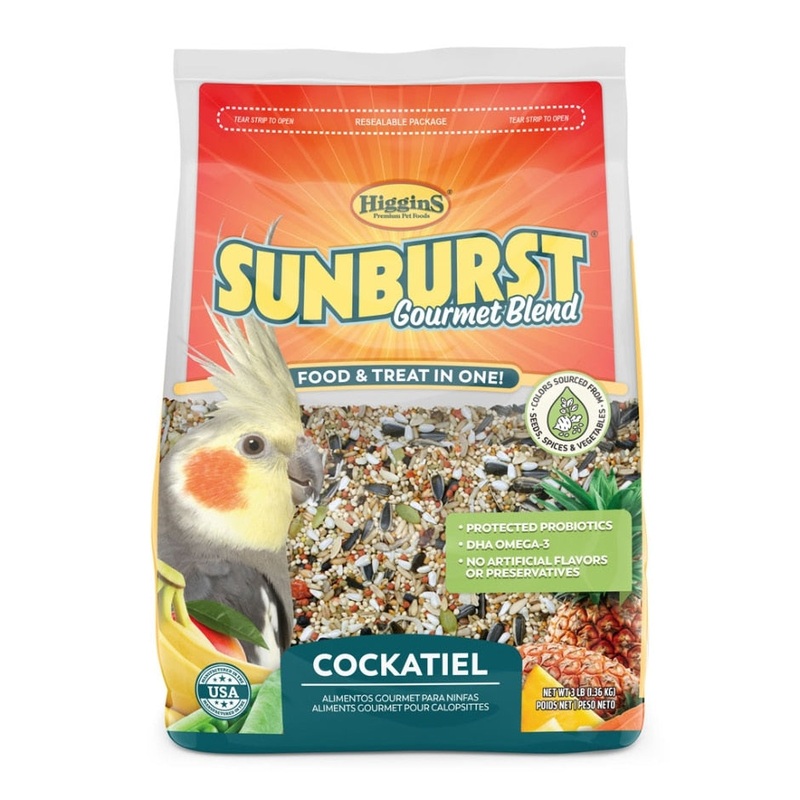 HIGGINS SUNBURST GOURMET BLEND COCKATIEL 3 LB