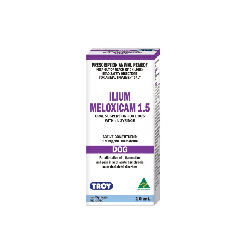 ilium Meloxicam Suspension 1.5 for Dogs 10ml