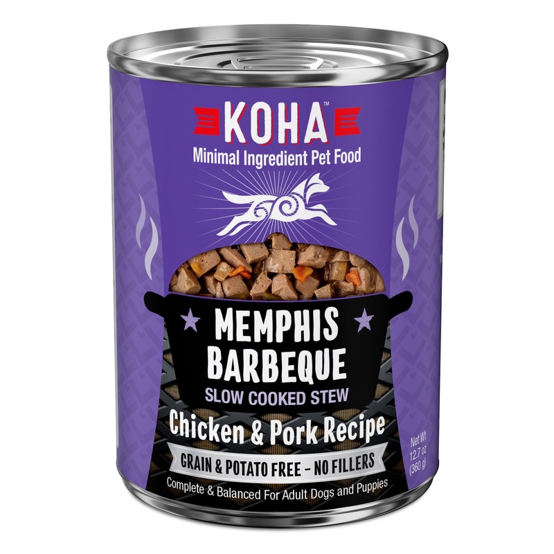 Koha Memphis BBQ Slow Cooked Stew Wet Dog Food 12.7 oz