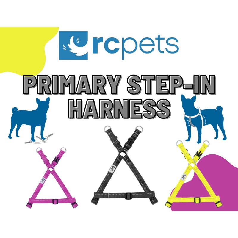 Primary Step-In Harness (XLarge) | RC Pets BLACK