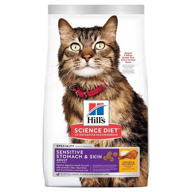 Hill’s Science Diet Cat Food Adult Sensitive Stomach & Skin 7.03kg