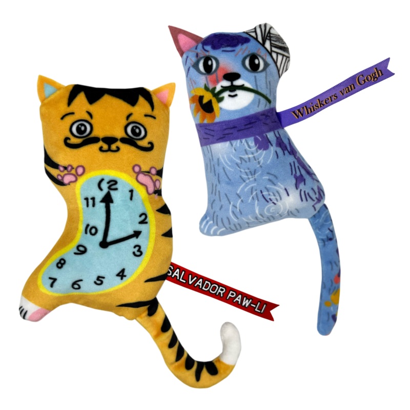 KONG Artz Picasso / Van Gogh Catnip Cat Toy 2 Pack One Size