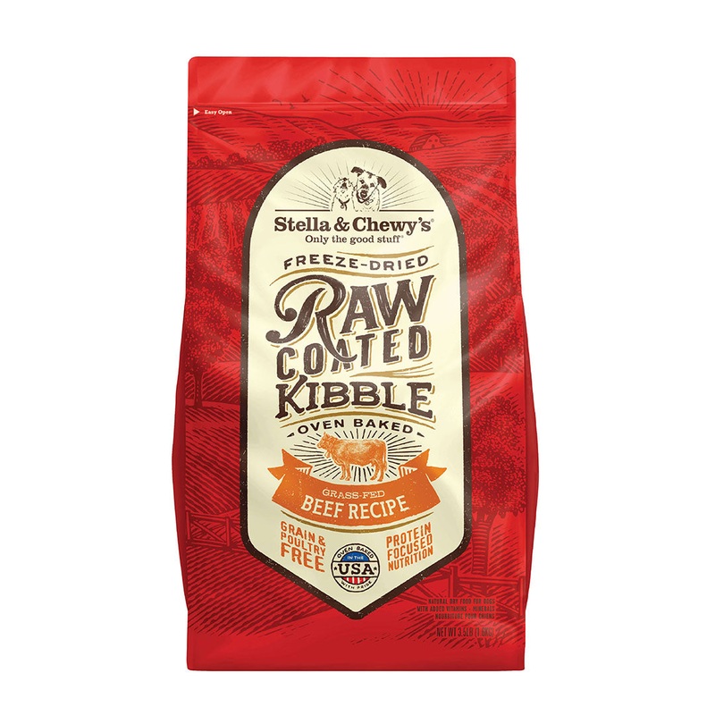 Stella & Chewy’s Grass-Fed Beef Raw Coated Kibble 3.5 lb