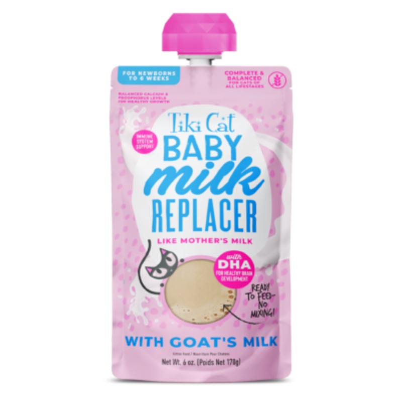 Tiki Cat Baby Milk Replacer With Goats Milk 6 oz