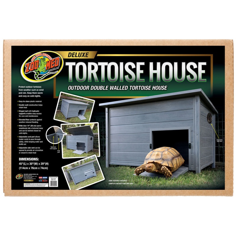 Zoo Med Deluxe Outdoor Double Walled Tortoise House