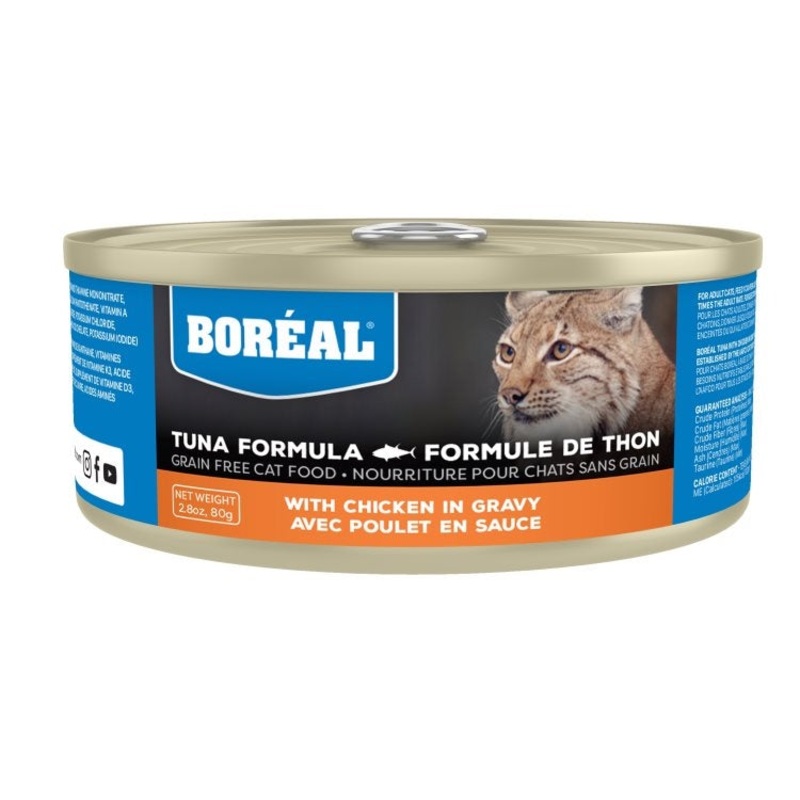 Boreal tuna with chicken in gravy 80g