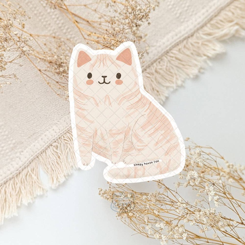 Cozy Kitty Sphynx Hairless Cat Vinyl Sticker