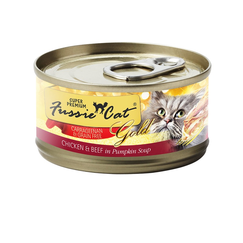 Fussie Cat Gold Chicken & Beef Wet Cat Food 2.82oz