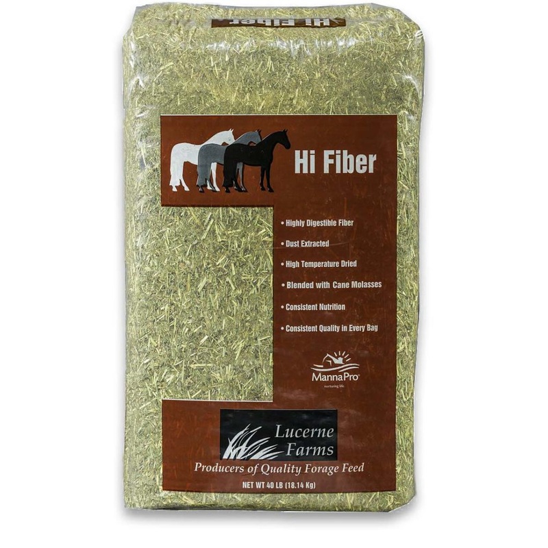 Hi Fiber Forage  High-Fiber Hay for Horses 40 Lb