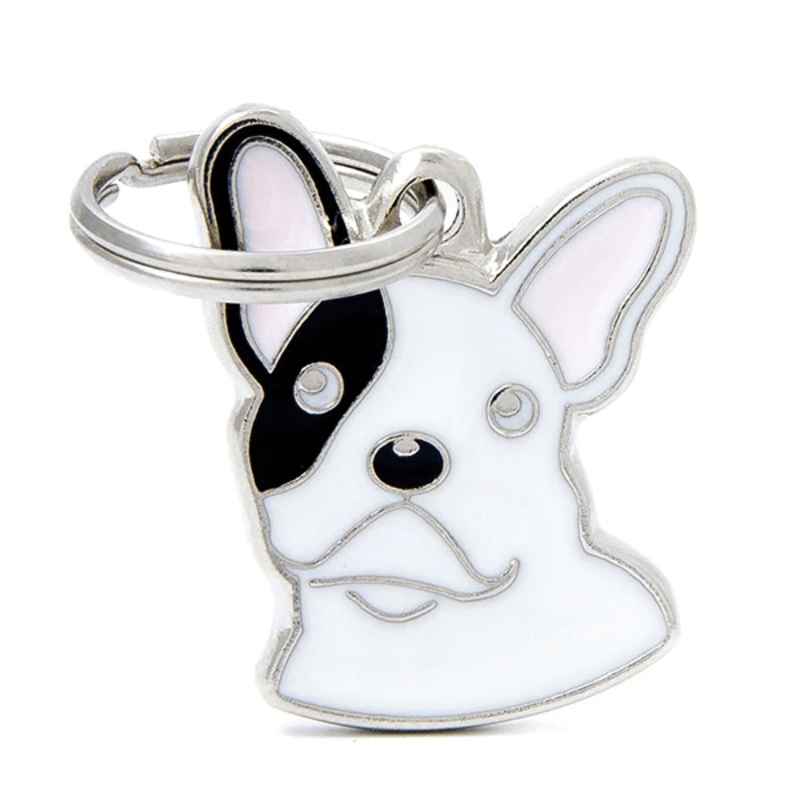 ID Tag – White French Bulldog
