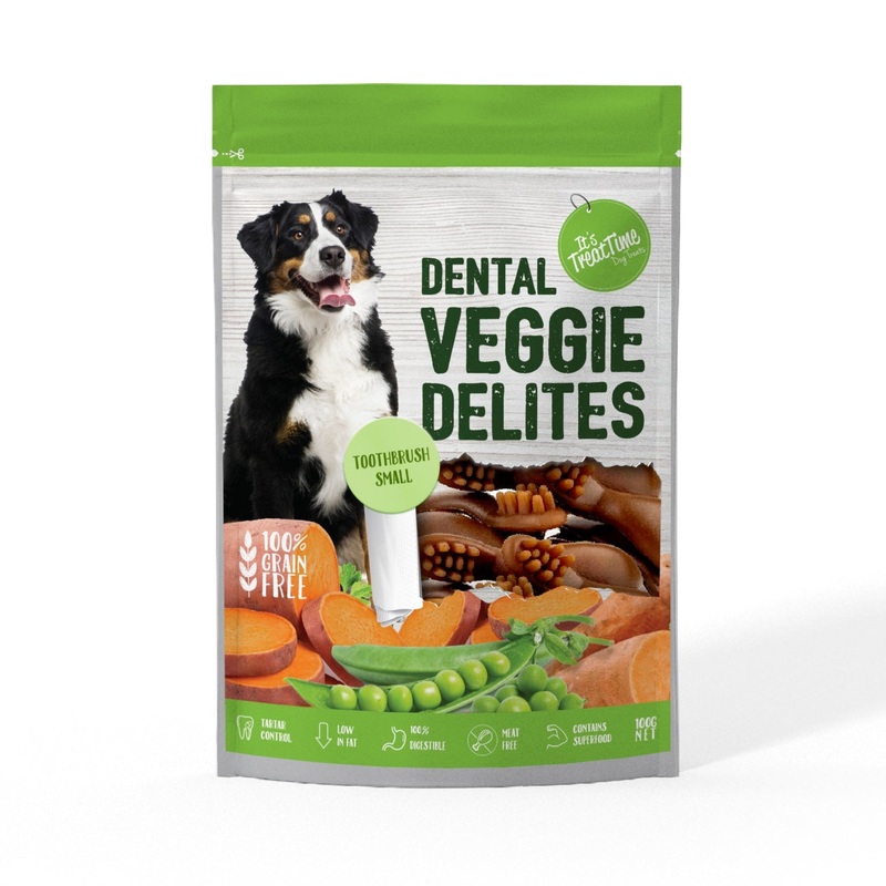 It’s Treat Time Veggie Delites Small Toothbrush Treats