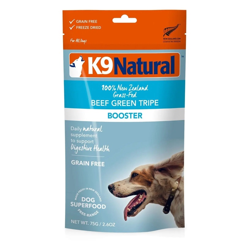 K9 Natural Dog Topper Beef Green Tripe Booster 250g