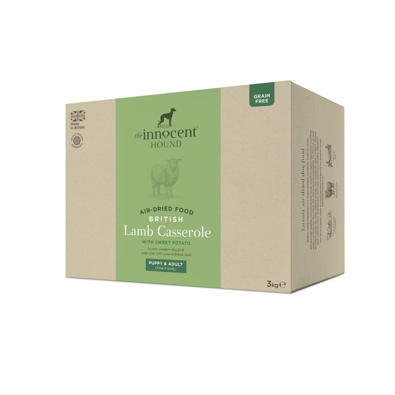 The Innocent Hound Air-Dried British Lamb Casserole Dry Dog Food – 1.5kg