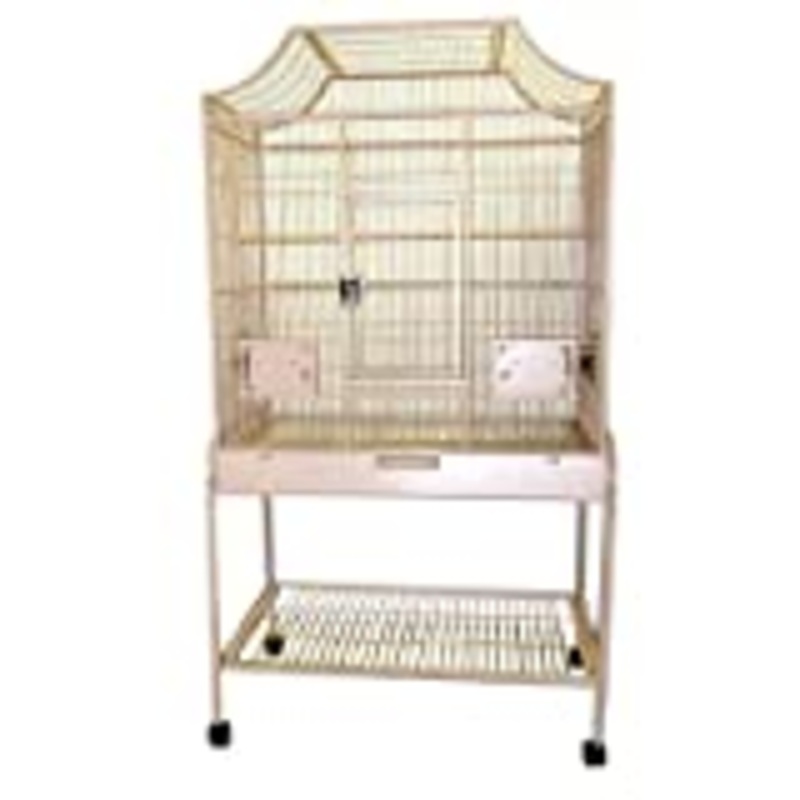 A&E Cage Co Elegant Style Flight Bird Cage-Sandstone-Large