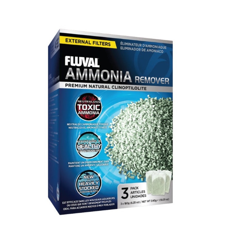 Fluval Canister Ammonia Remover 3 Bags 180gm (6.3 oz)