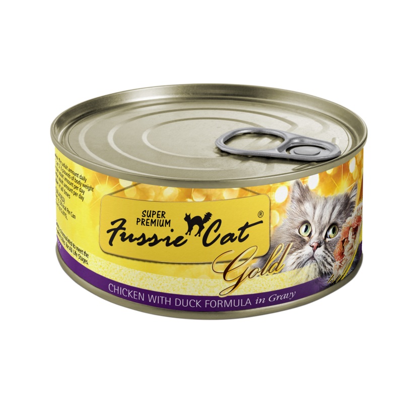 Fussie Cat Super Premium Chicken with Duck in Gravy Wet Cat Food 2.82-oz. single can