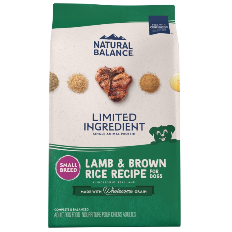 Natural Balance Limited Ingredient Diet Lamb & Brown Rice Small Breed Recipe Dry Dog Food