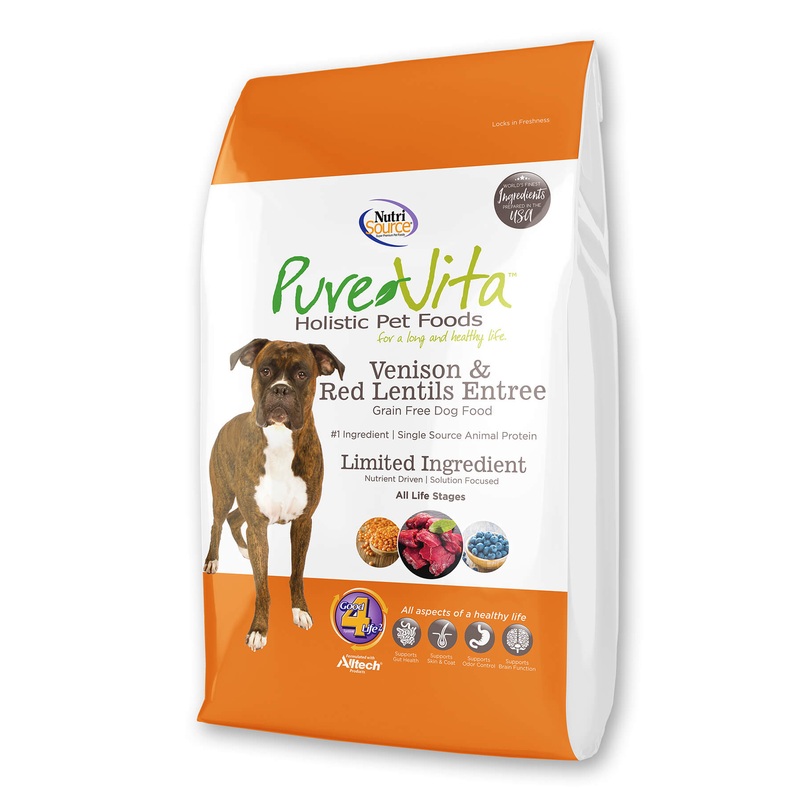 Pure Vita Grain Free Venison & Red Lentils Dog Food