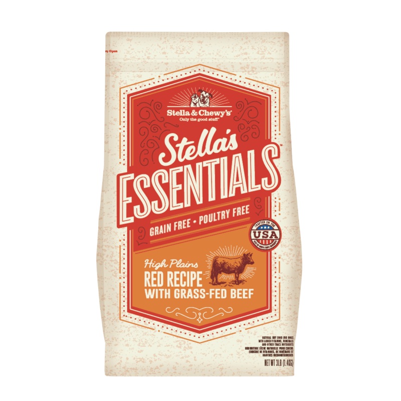 Stella & Chewy’s Stella’s Essentials High Plains Red Recipe with Grass-Fed Beef Dry Dog Food