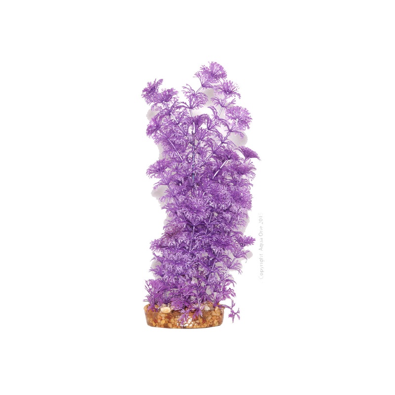 Aqua One Y Plastic Plant Ambulia Purple Large