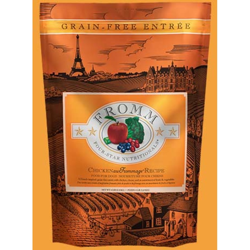 Fromm Chicken au Frommage Four-Star Grain-Free Dog Food – LOCAL PICKUP ONLY 4 lb