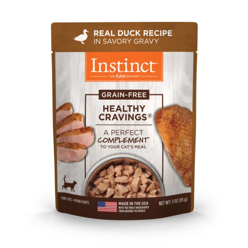 Nature’s Variety Instinct Healthy Cravings Duck Wet Cat Food Topper