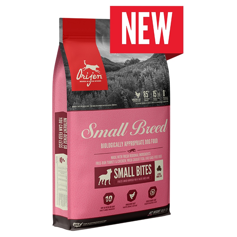 Orijen Small Breed Small Bites Dry Dog Food 4 lb.