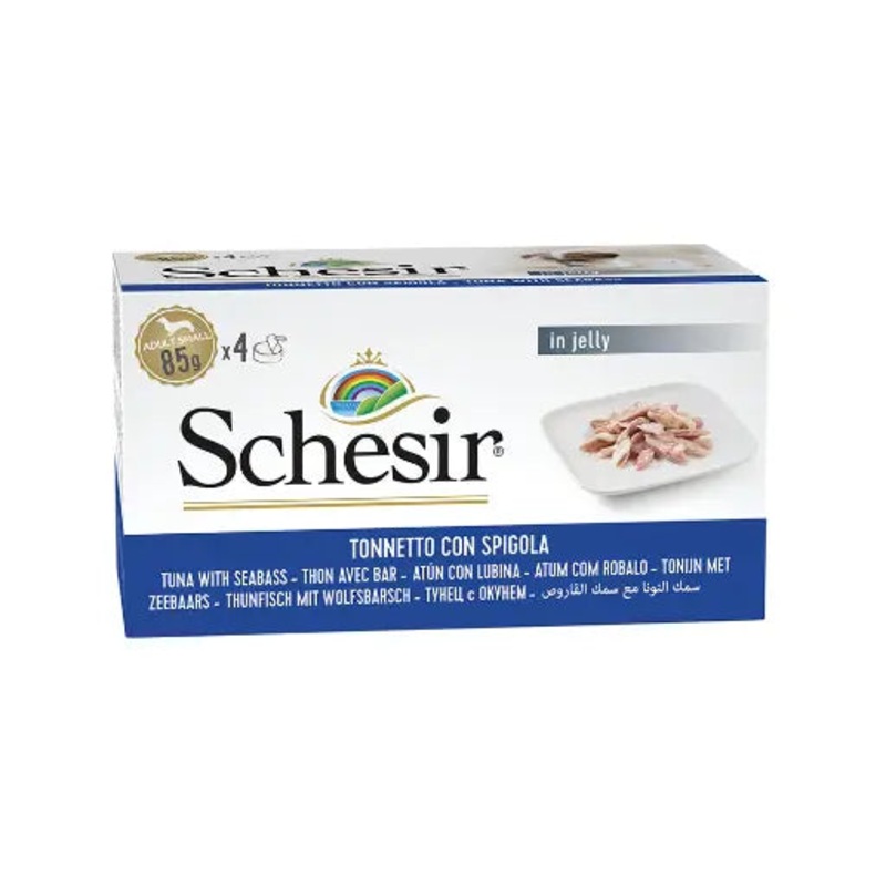 Schesir Dog Multipack Wet Food-Tuna With Seabass[Weight – 340g]