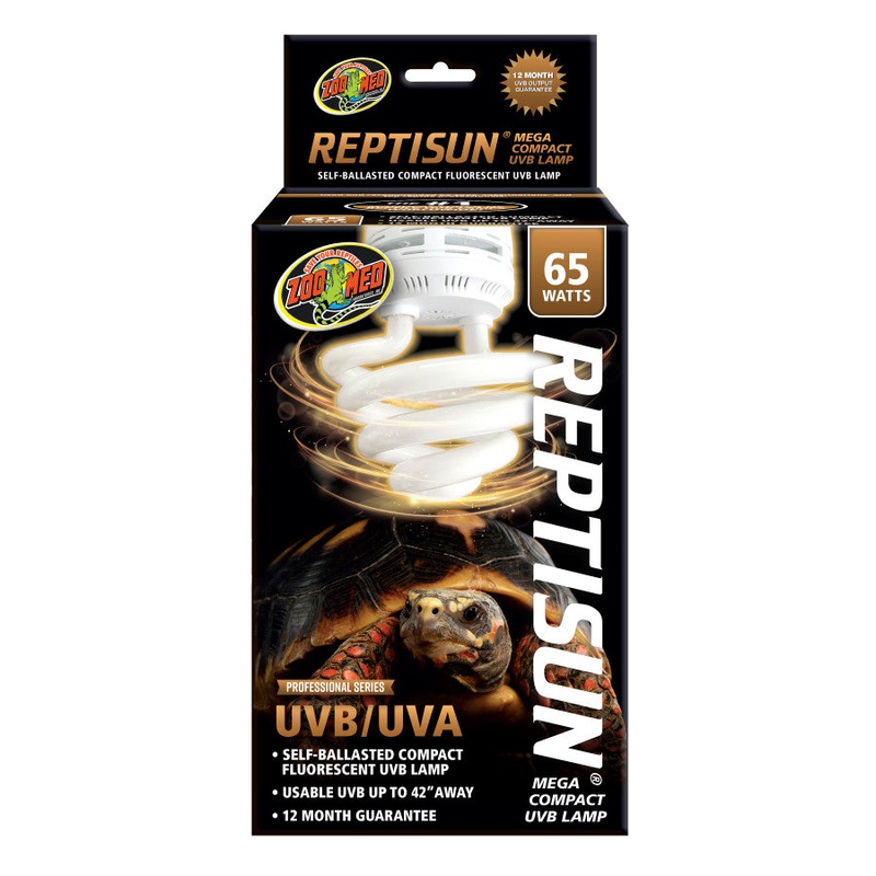 Zoo Med ReptiSun Mega Compact UVB/UVA Lamp 65W