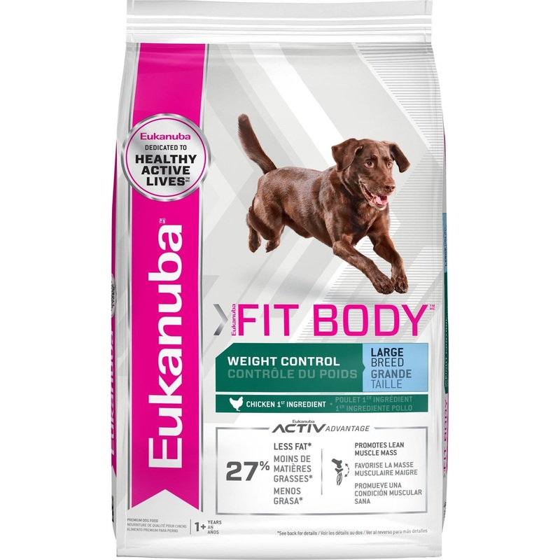 Eukanuba Fit Body Weight Control Large Breed Dry Dog Food, 28 lbs