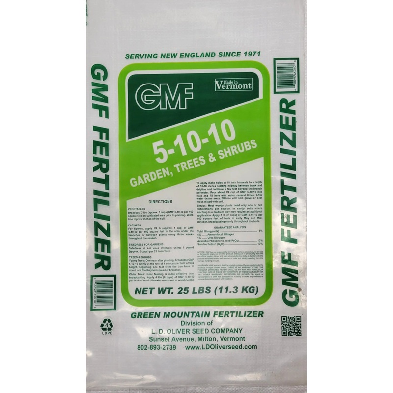 Green Mountain Fertilizer GMF General Purpose 5-10-10 50 LB