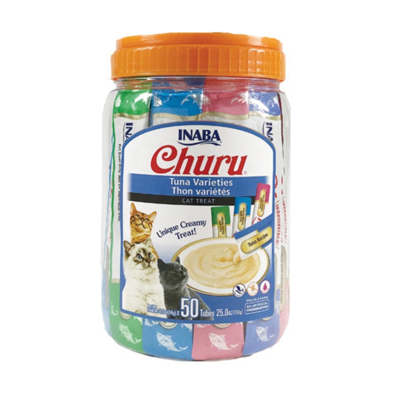 Inaba Churu Churu Tuna Seafood Cat Treat 50 ct