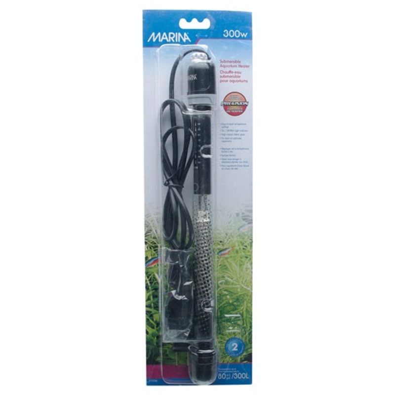 Marina Submersible Pre-Set Aquarium Heater 300W 27cm/10.6