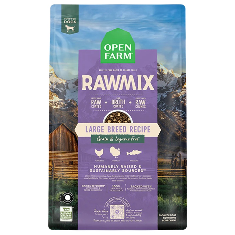 Open Farm Large Breed Grain-Free Rawmix for Dogs 20 LB