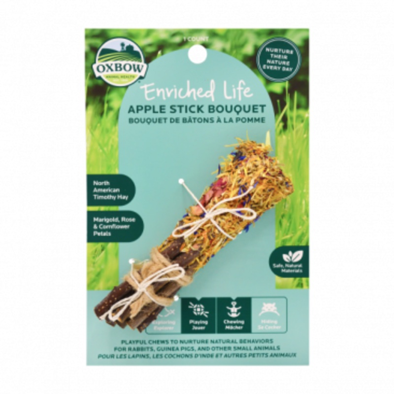 Oxbow Animal Health Enriched Life – Apple Stick Bouquet