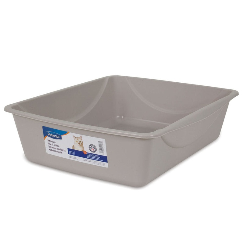 Petmate LargeLitter Box Basic  Large 47 cm x 38.8 cm x 12.7 cm (18.5″ X 15.3″ X 5″)