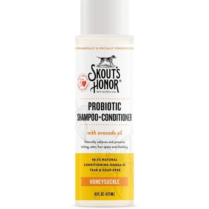 Skout’s Honor Probiotic Shampoo Conditioner Honeysuckle 16 oz