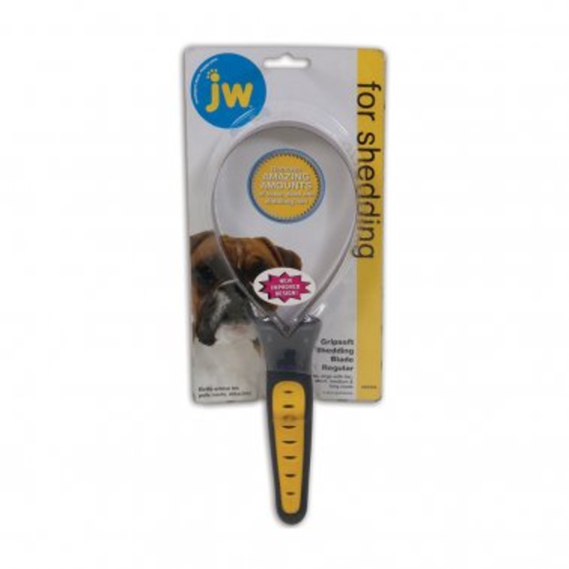 JW Gripsoft Shedding Blade for Dog Pack of 1