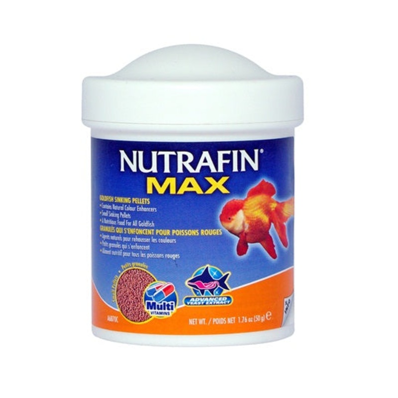Nutrafin Max Goldfish Sinking Pellets (Small Pellets) 50g/1.76oz