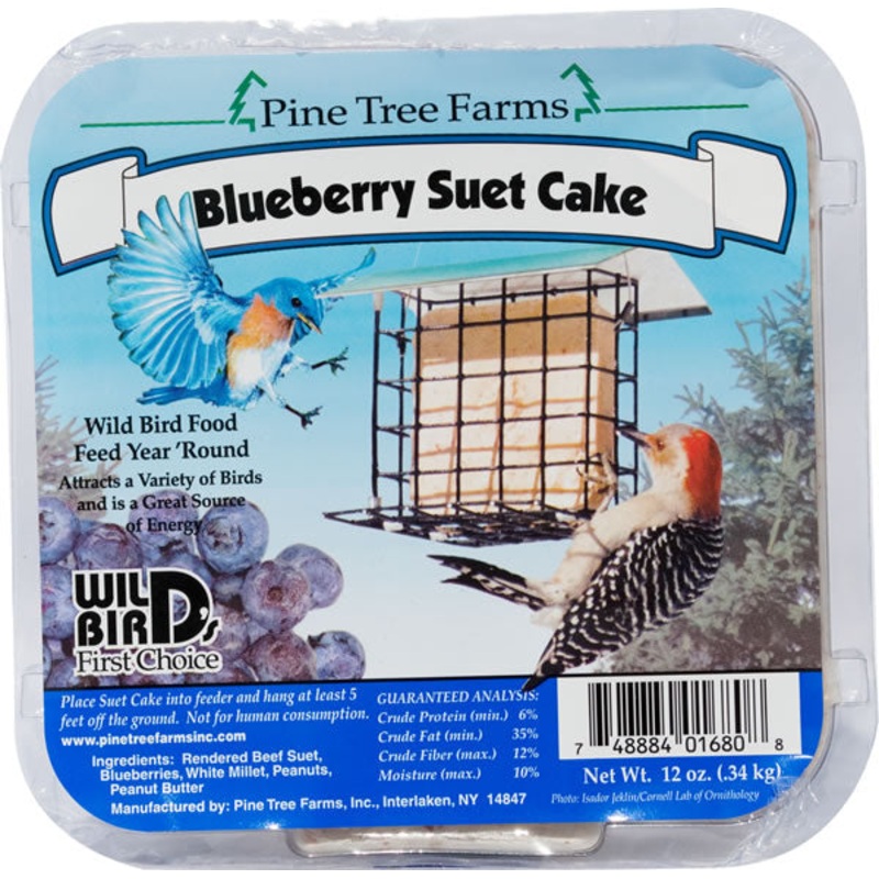 Pine Tree Farms Blueberry Suet Cake 12 oz.